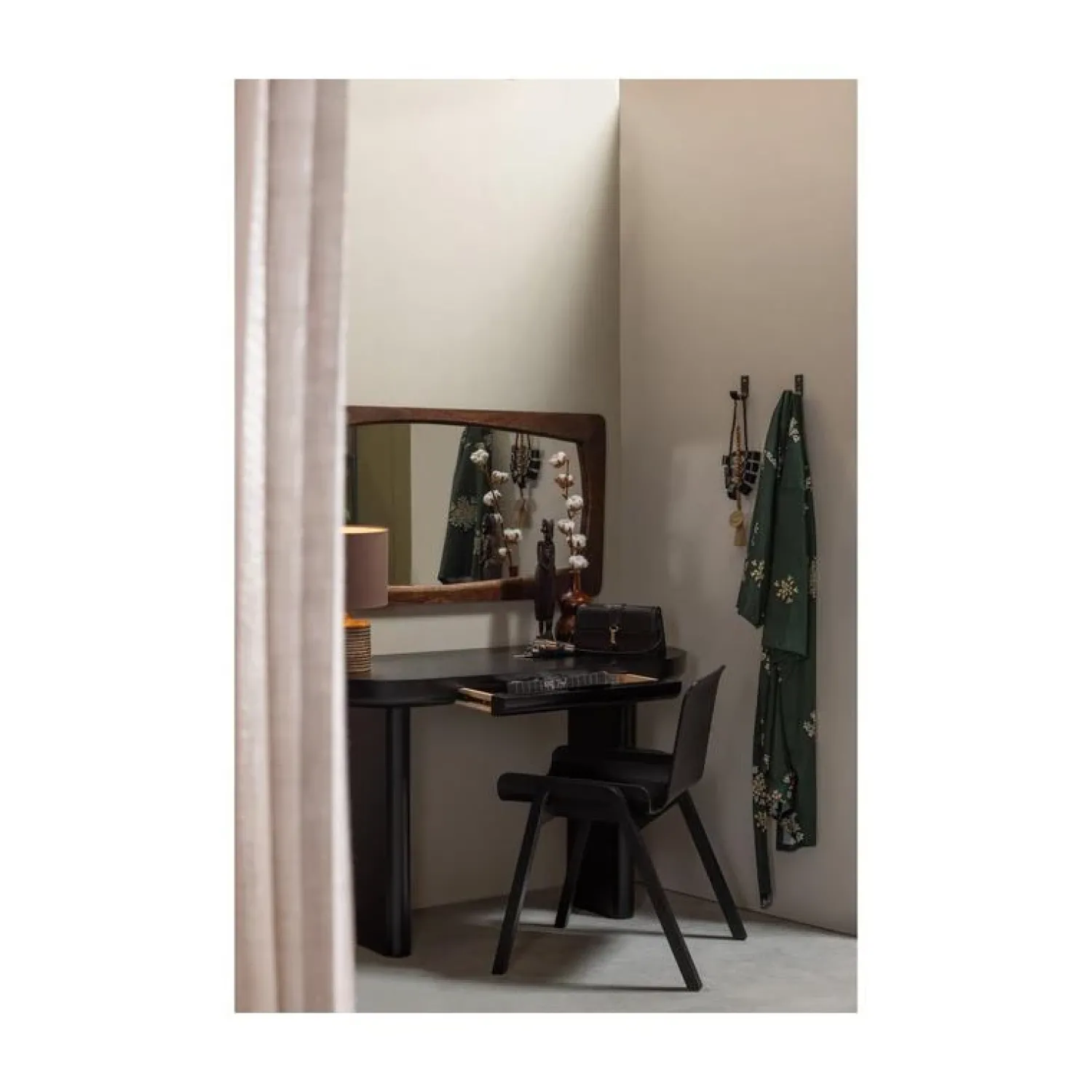 WOOOD Bureautafels|Mael Bureau Fineer Zwart 120cm