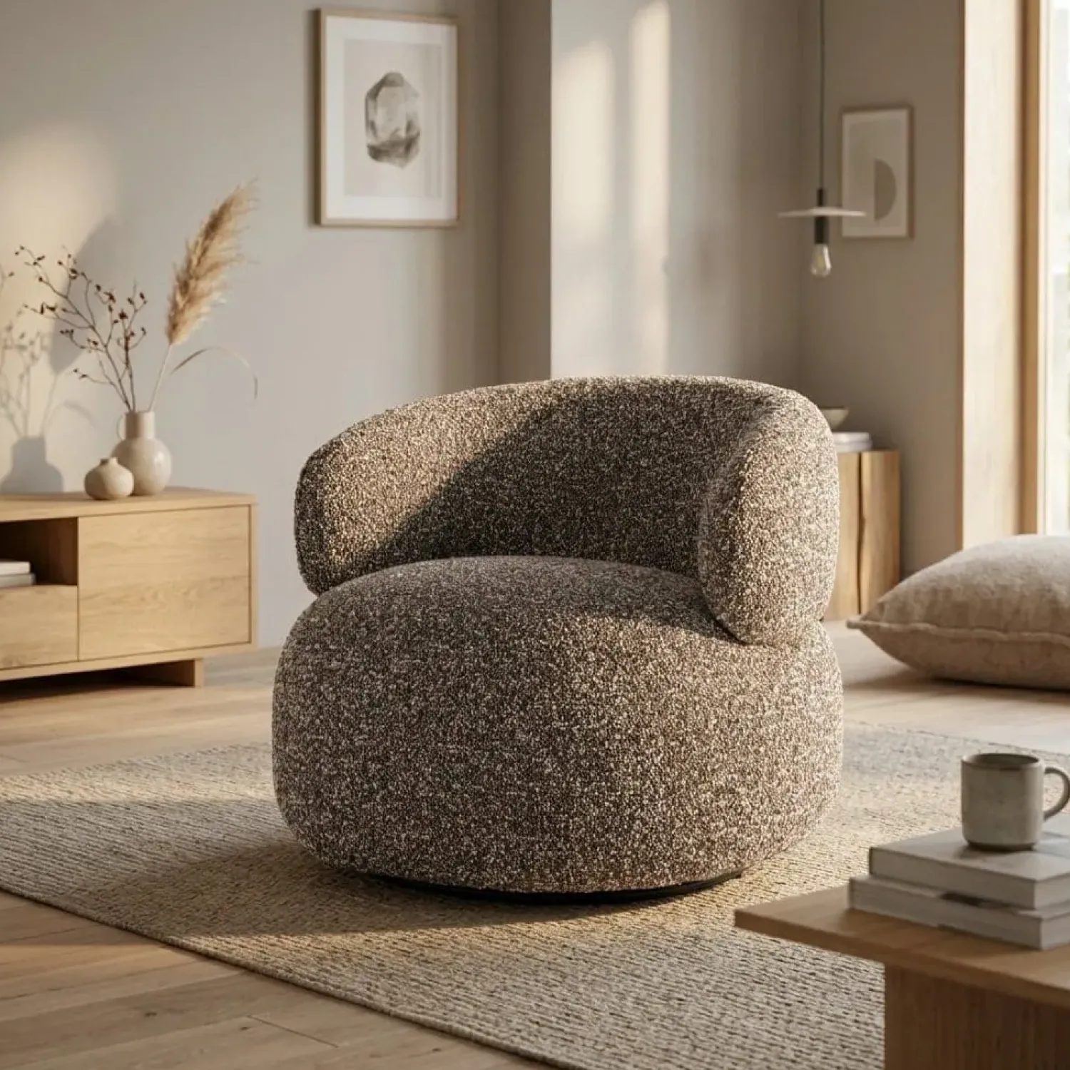 Eleonora Fauteuils|Maeve Fauteuil stof Taupe