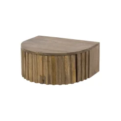 Kalfort Nachtkastjes|Industriele Kasten|Malibu Nachtkastje Zwevend Mangohout 40cm