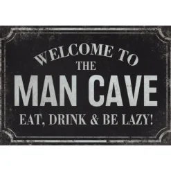 Cavetown Metalen Borden|Mancave Lazy - metalen bord