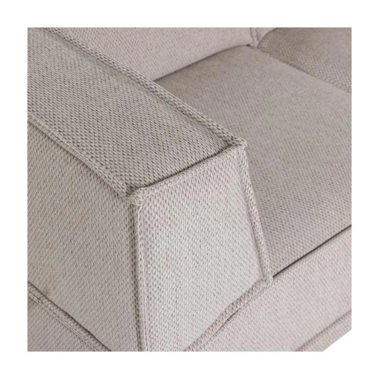 WOOOD Modulaire Banken|Manu Bank Chaise longue Rechts Grove chenille Naturel