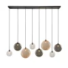 Trading Lighting Hanglampen|Glazen Hanglamp|Marco 8-lichts Hanglamp meerkleurig glas