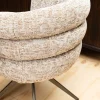 Vellori Design Eetkamerstoelen|Marconi Eetkamerstoel - be fine nature 01 Moon 360 anodic bruin