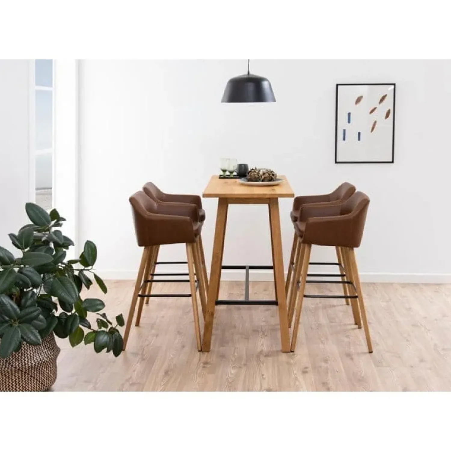 Nordhavn Bartafels|Maresta Bartafel Houten poten 117cm