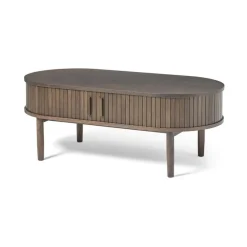 LykkeHome Salontafels|Maria Salontafel ovaal Espresso 120cm
