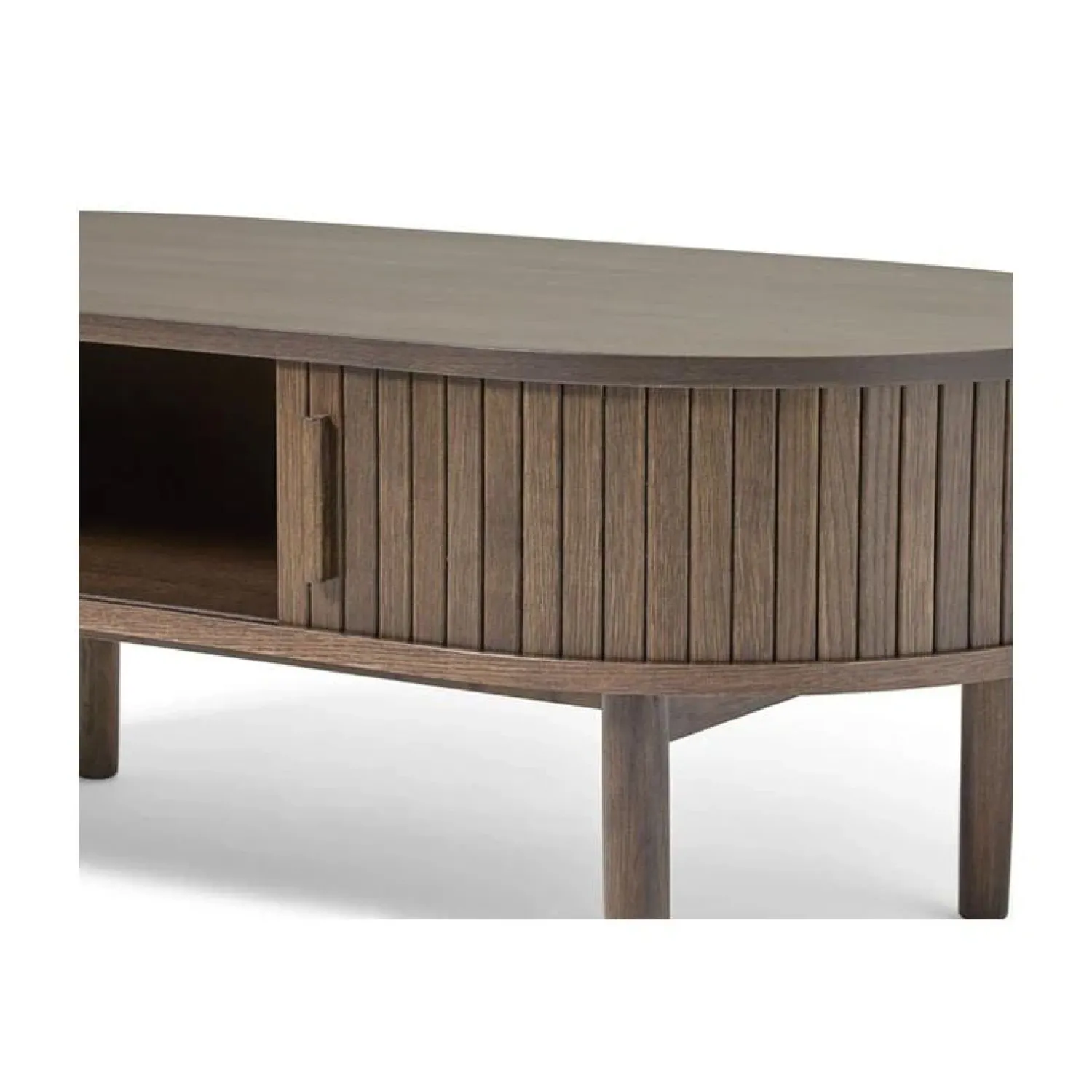 LykkeHome Salontafels|Maria Salontafel ovaal Espresso 120cm