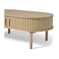 LykkeHome Salontafels|Maria Salontafel ovaal Lichtbruin 120cm