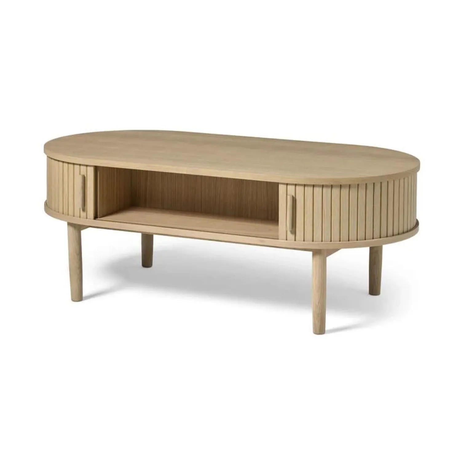 LykkeHome Salontafels|Maria Salontafel ovaal Lichtbruin 120cm