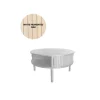 LykkeHome Salontafels|Maria Salontafel rond Lichtbruin 85cm