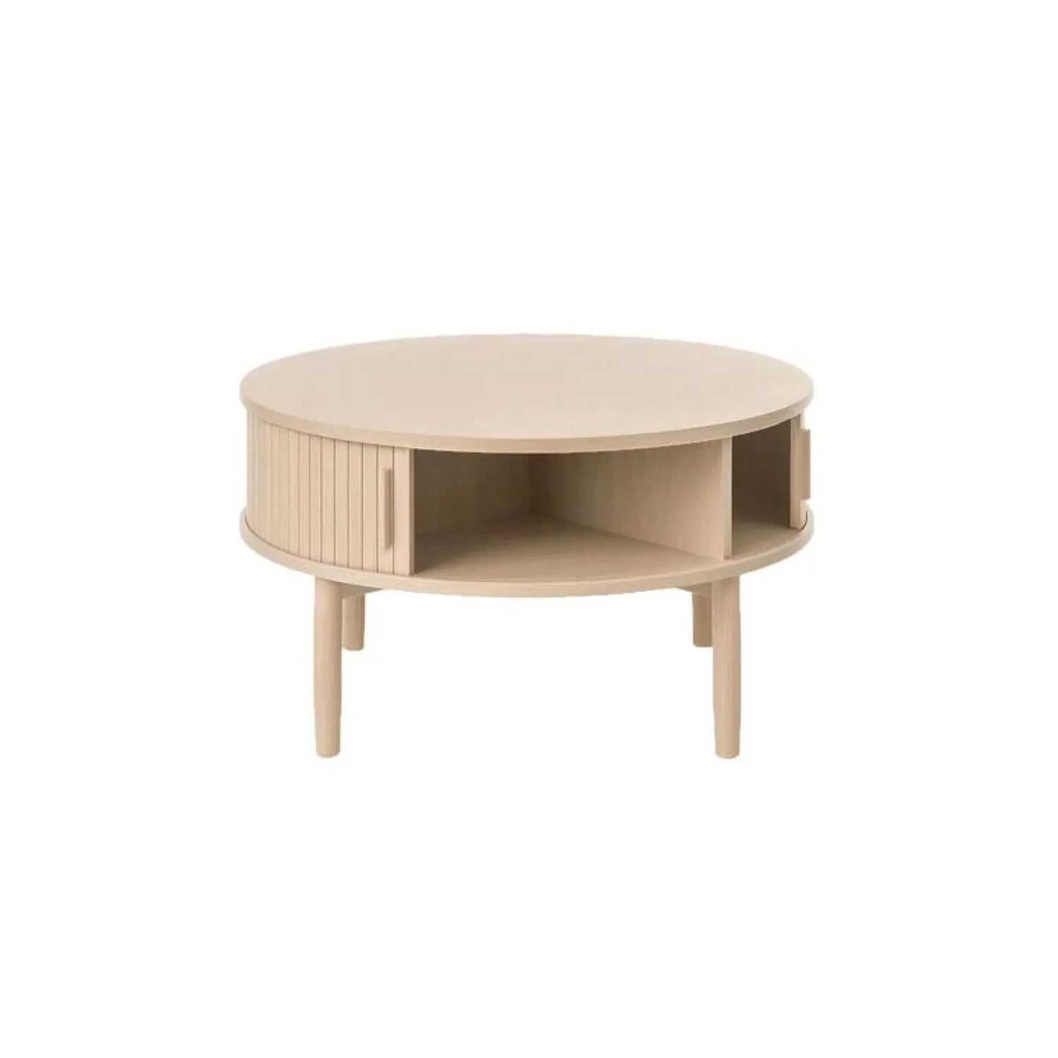 LykkeHome Salontafels|Maria Salontafel rond Lichtbruin 85cm