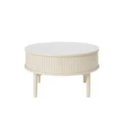 LykkeHome Salontafels|Maria Salontafel rond Lichtbruin 85cm