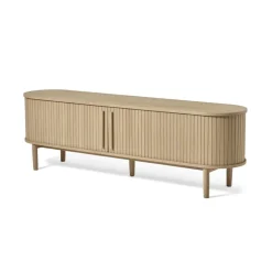 LykkeHome Industriele Kasten|Tv Meubels|Maria Tv meubel Lichtbruin 180cm