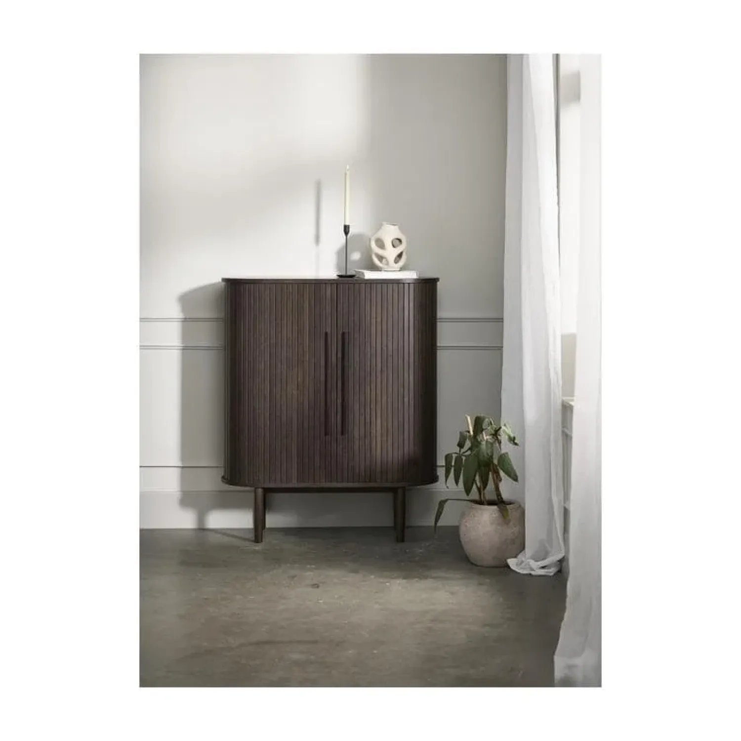 LykkeHome Wandkasten|Industriele Kasten|Maria Wandkast Espresso 118cm
