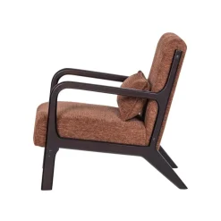 WOOOD Fauteuils|Mark Fauteuil Chenille Bruin