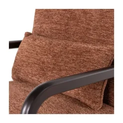 WOOOD Fauteuils|Mark Fauteuil Chenille Bruin