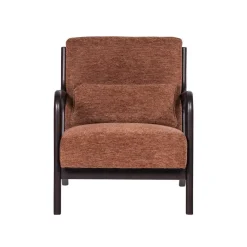 WOOOD Fauteuils|Mark Fauteuil Chenille Bruin