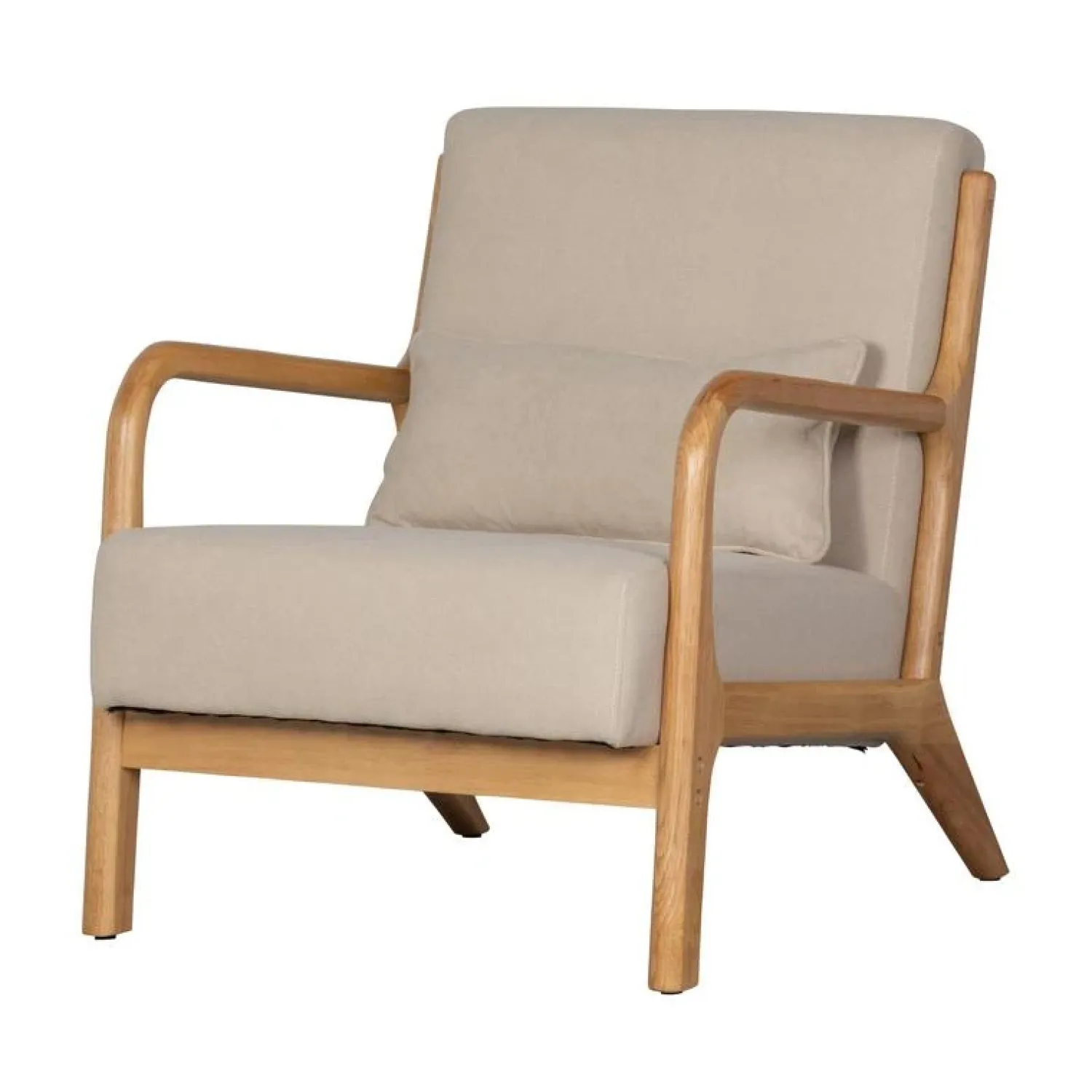 WOOOD Fauteuils|Mark Fauteuil Geweven Stof Naturel