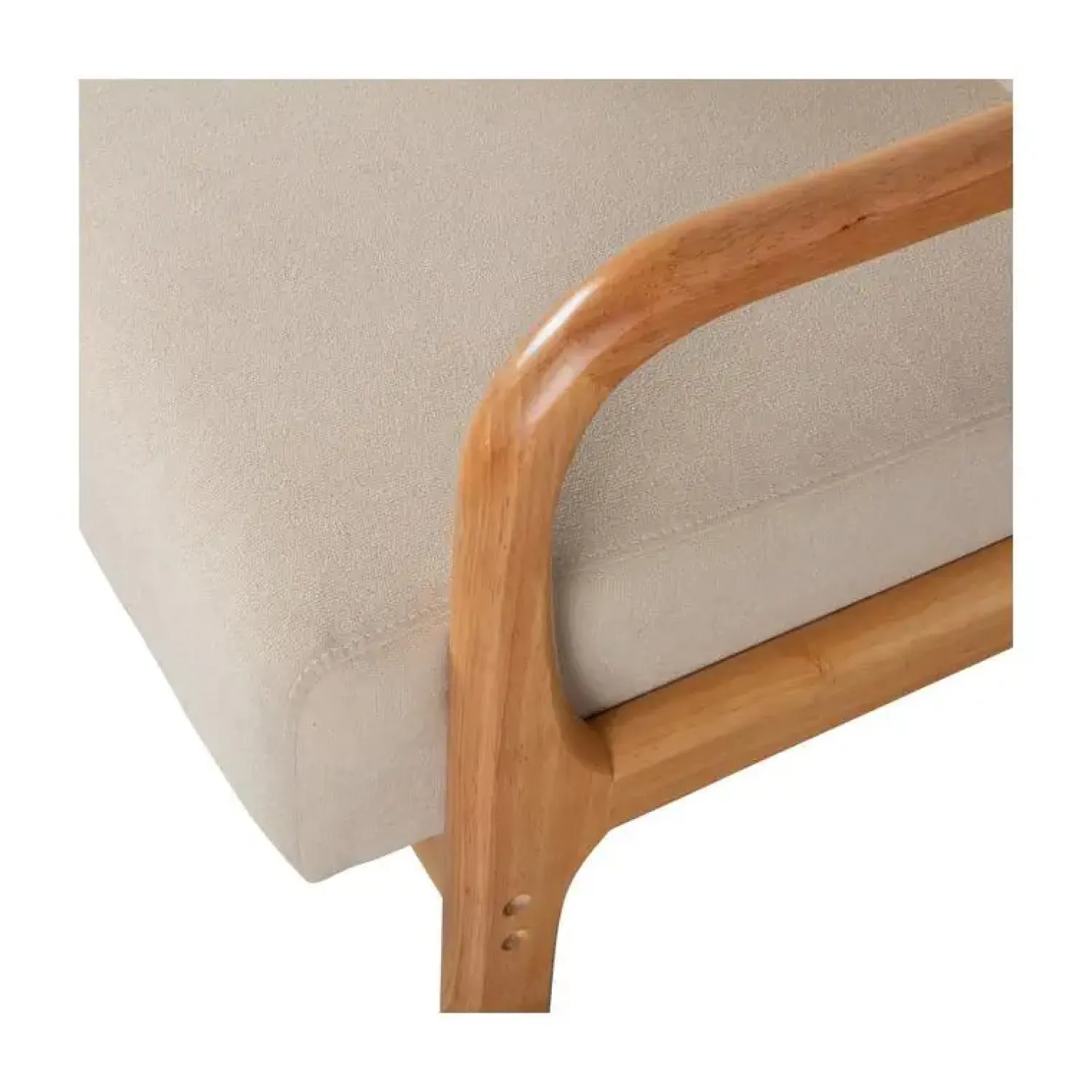 WOOOD Fauteuils|Mark Fauteuil Geweven Stof Naturel