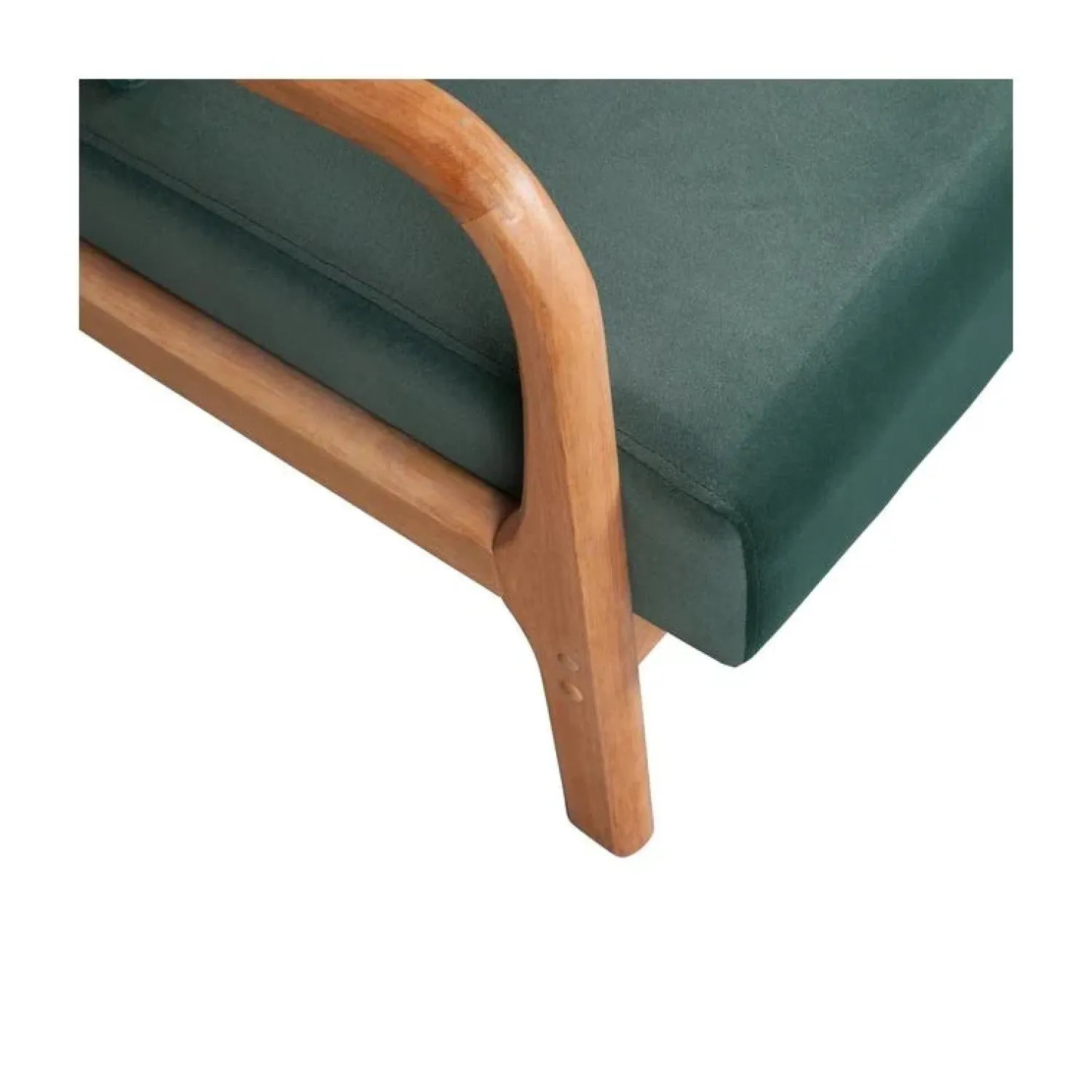 WOOOD Fauteuils|Mark Fauteuil Velvet Flesgroen