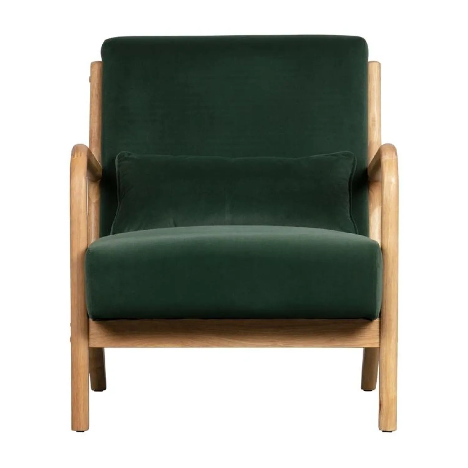 WOOOD Fauteuils|Mark Fauteuil Velvet Flesgroen