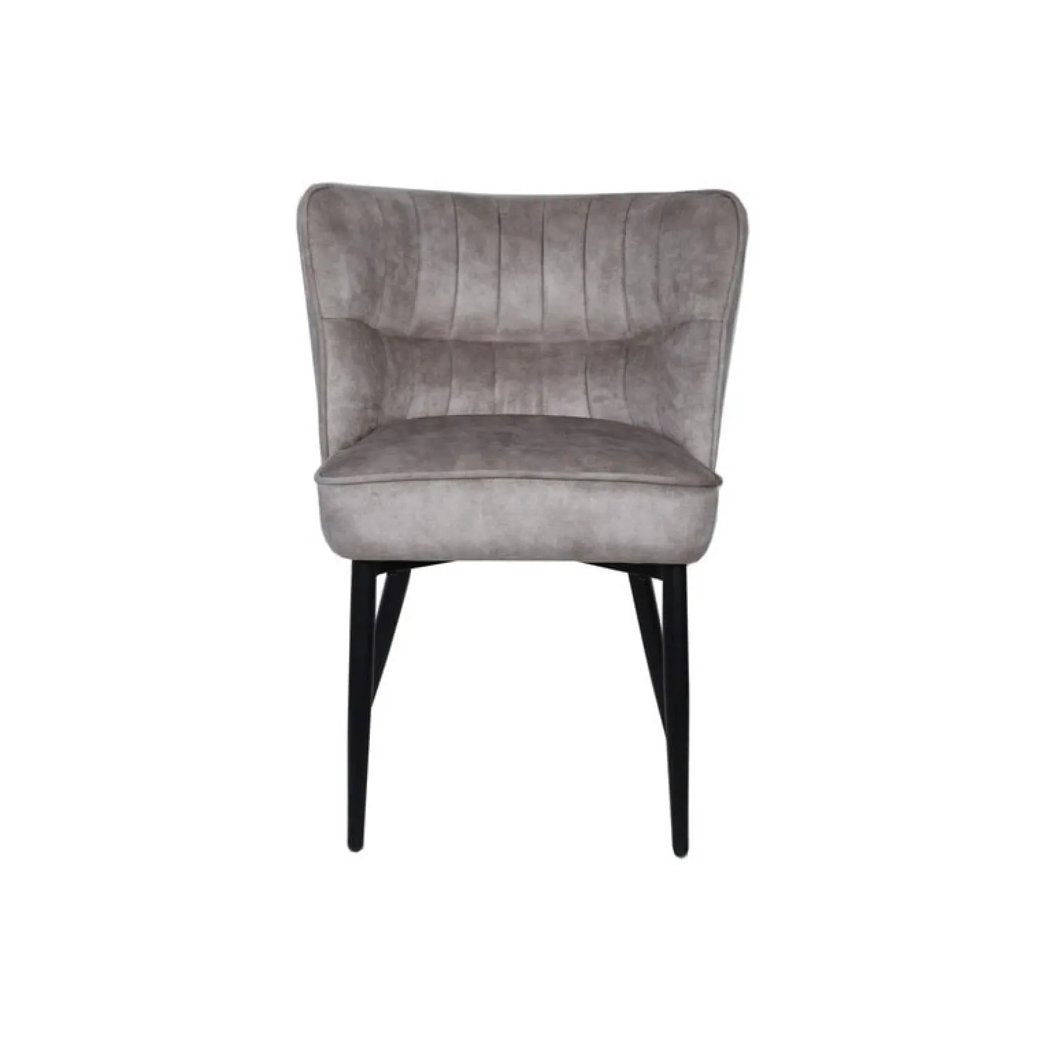 PTMD Eetkamerstoelen|Maro Eetkamerstoel Taupe Velvet