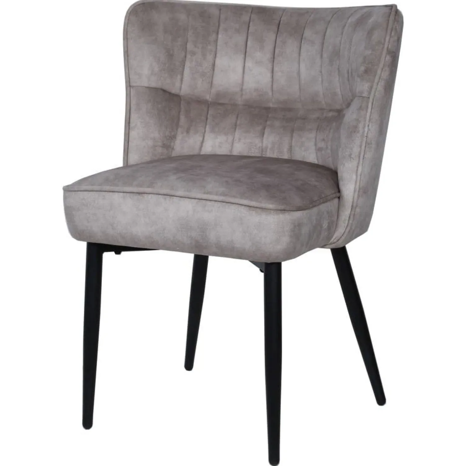 PTMD Eetkamerstoelen|Maro Eetkamerstoel Taupe Velvet