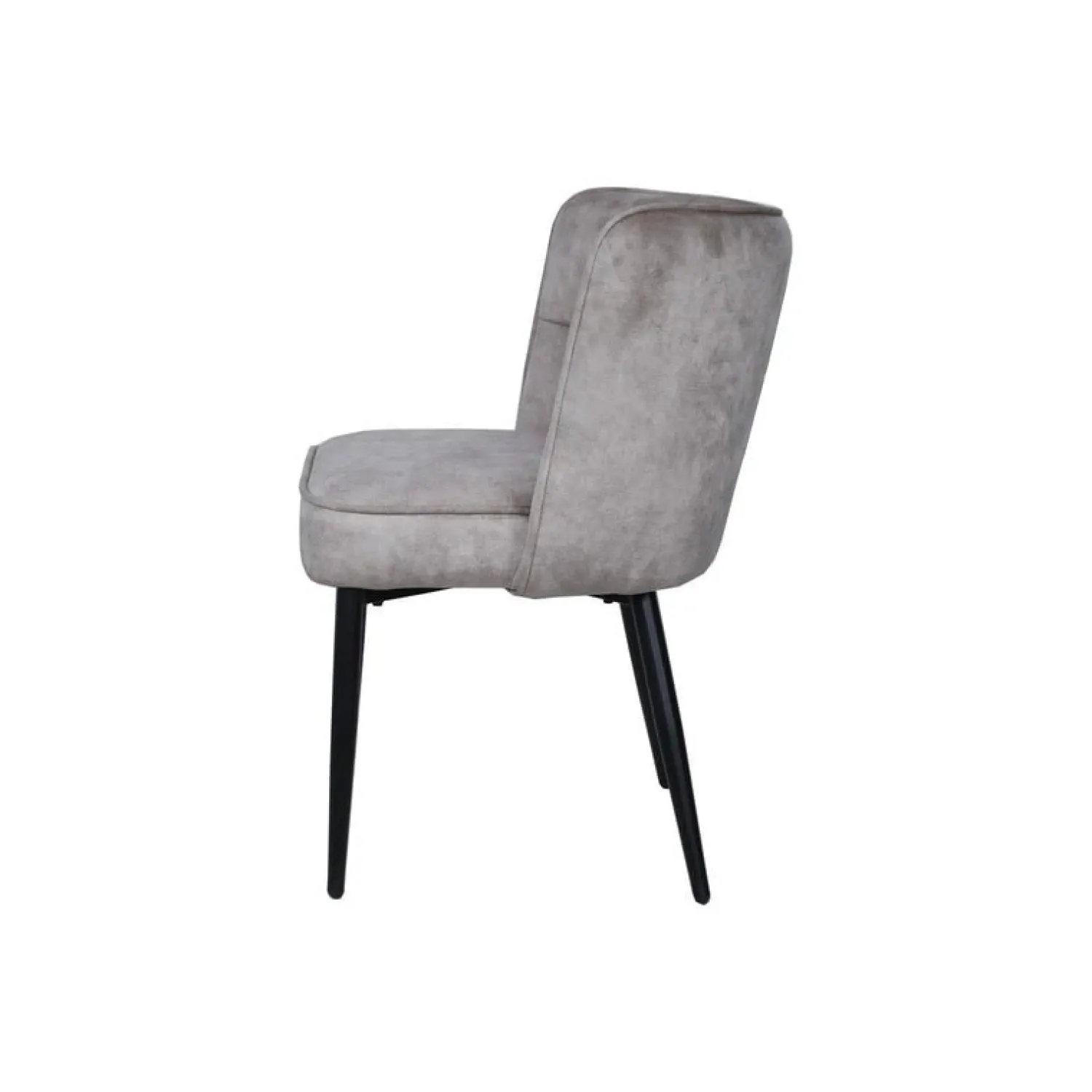 PTMD Eetkamerstoelen|Maro Eetkamerstoel Taupe Velvet