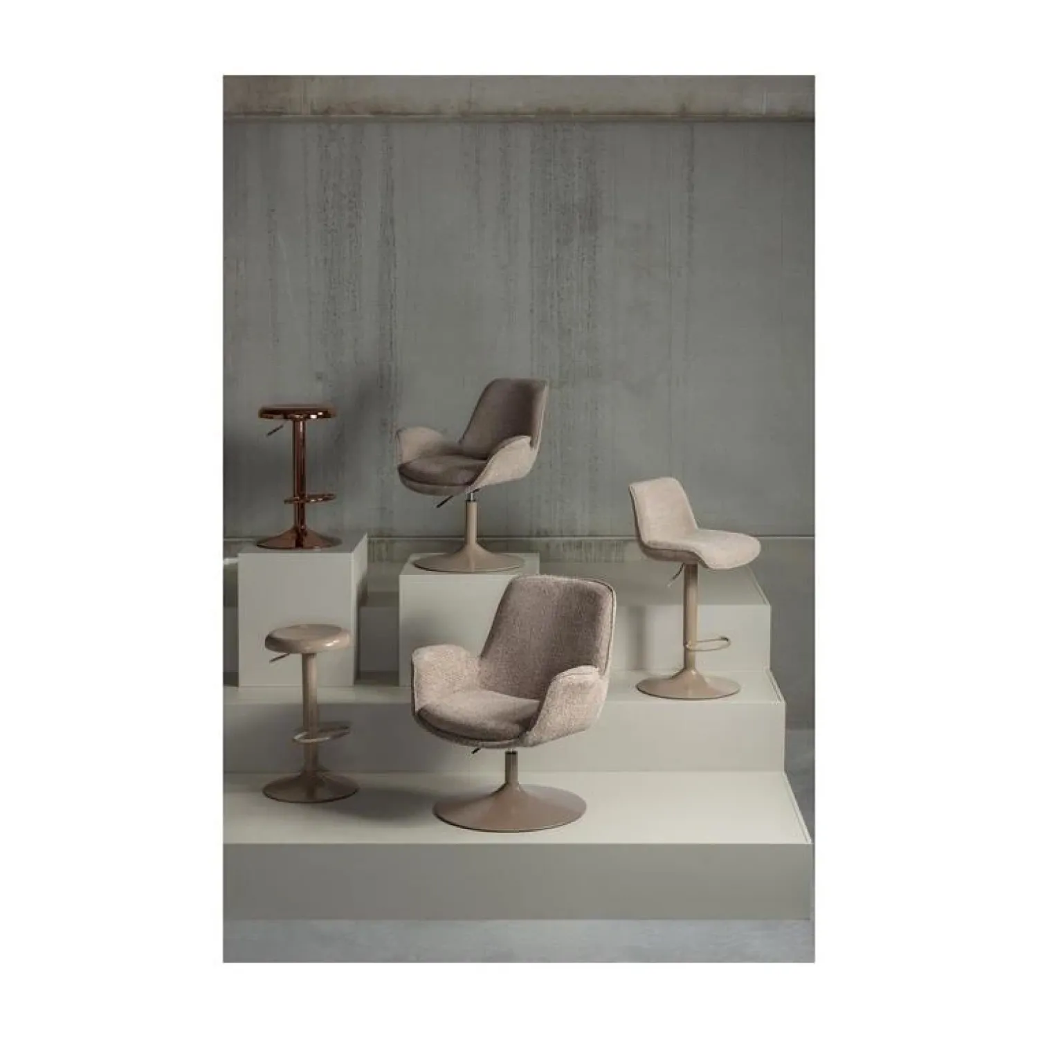 WOOOD Fauteuils|Marten Fauteuil stof Zand