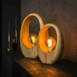 Kalfort Tafellampen|Marty 1-lichts Tafellamp S Mangohout
