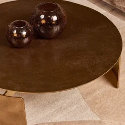 Furndea Salontafels|Marvin salontafel goud 90cm