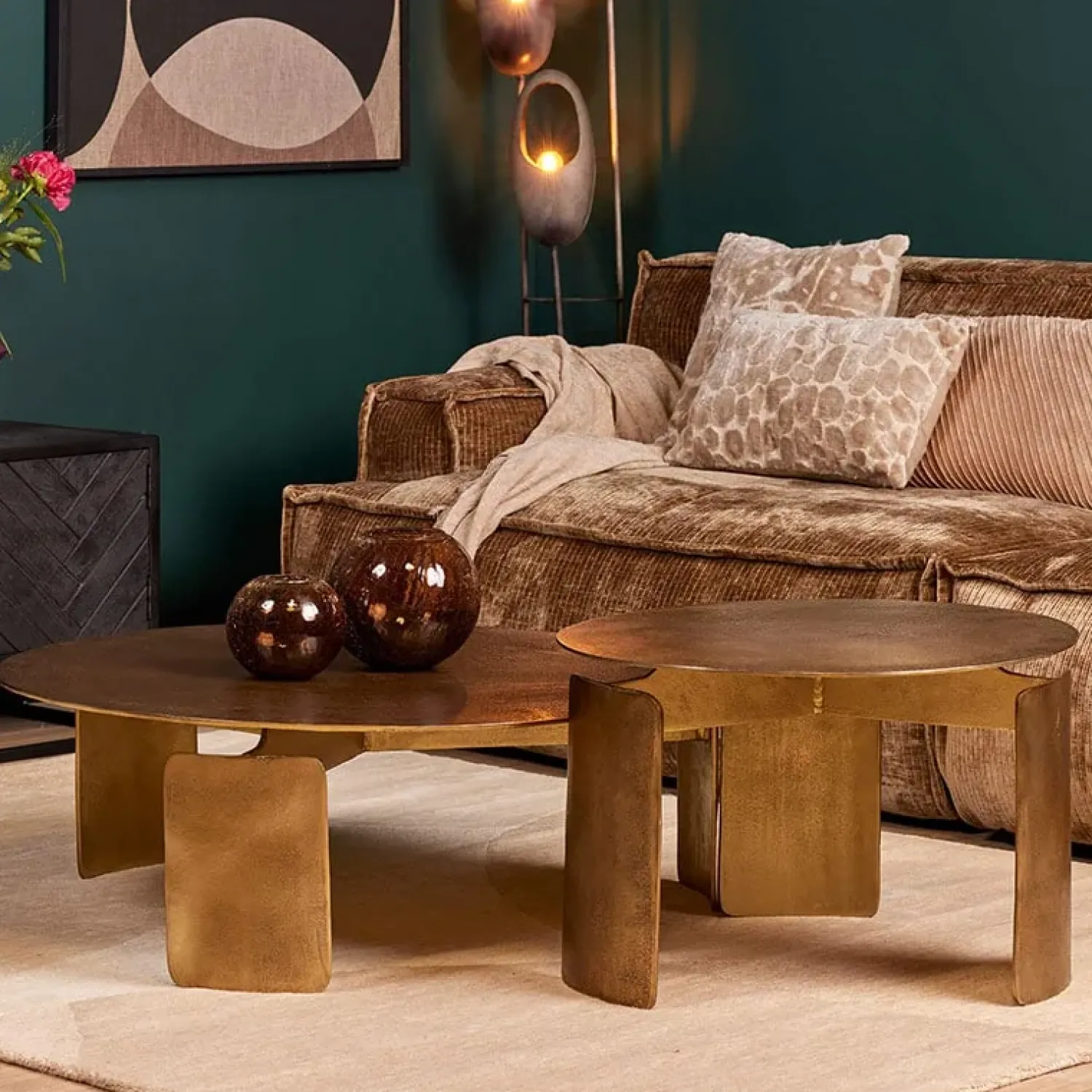 Furndea Salontafels|Marvin salontafel goud 60cm