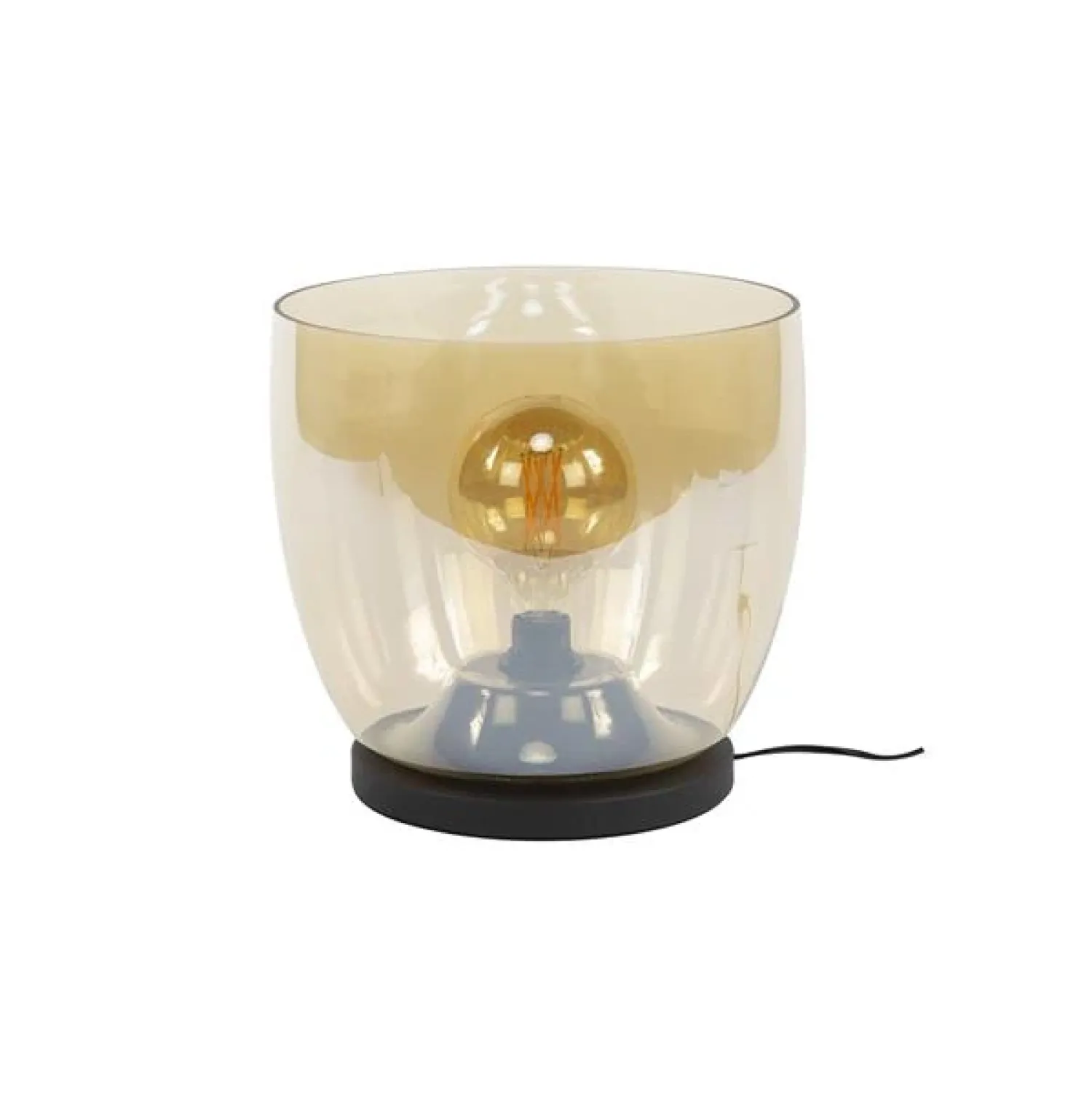 Kalfort Tafellampen|Vloerlampen|Masuka 1-lichts Vloerlamp Amber M 32cm