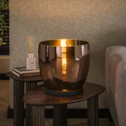 Kalfort Tafellampen|Vloerlampen|Masuka 1-lichts Vloerlamp Koper M 32cm