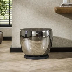 Kalfort Tafellampen|Vloerlampen|Masuka 1-lichts Vloerlamp Smoke L 41cm