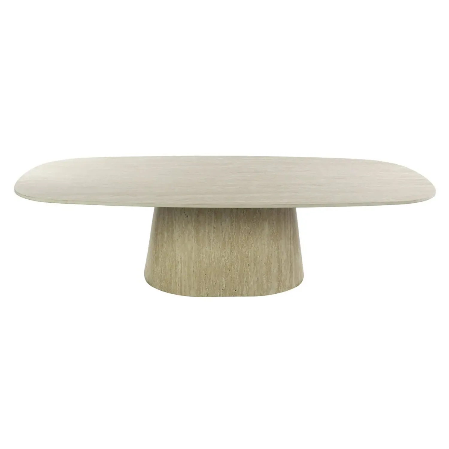 Kalfort Salontafels|Matteo Salontafel Deens ovaal Travertin 135cm