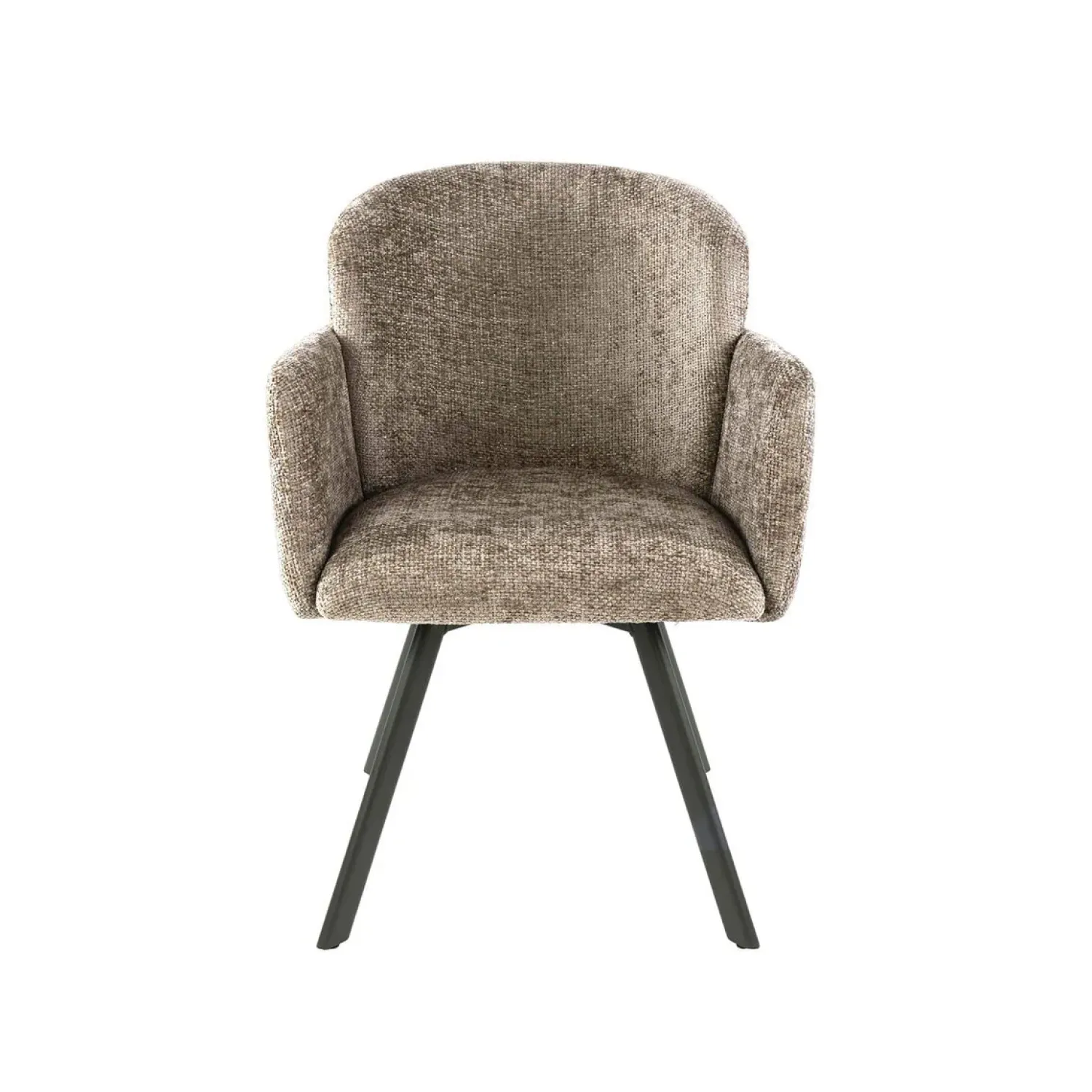 Kalfort Eetkamerstoelen|Matthijs Eetkamerstoel draaibaar Hoven champagne