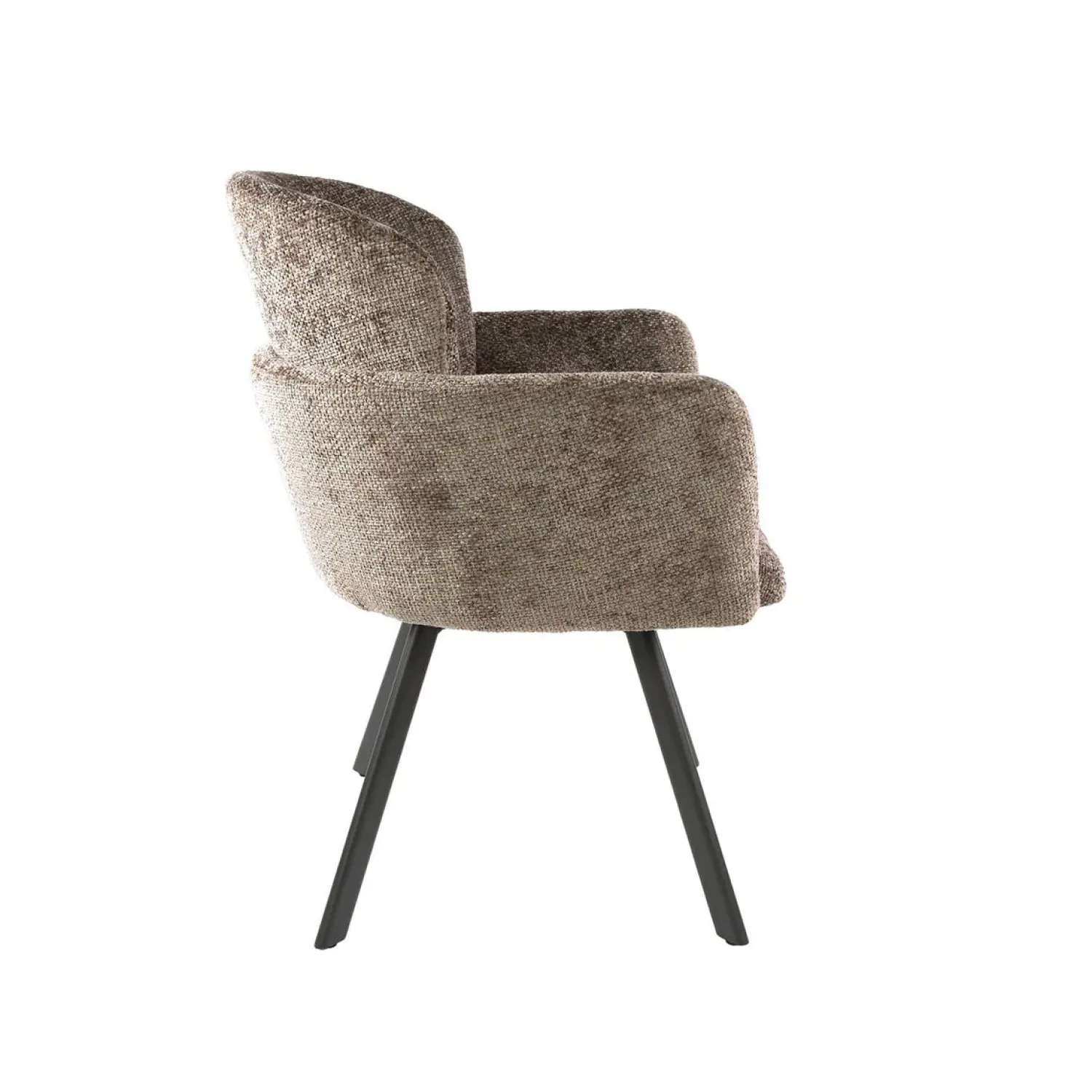 Kalfort Eetkamerstoelen|Matthijs Eetkamerstoel draaibaar Hoven champagne