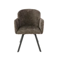 Kalfort Eetkamerstoelen|Matthijs Eetkamerstoel draaibaar Hoven taupe