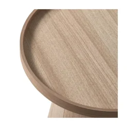 WOOOD Bijzettafels|Maud Bijzettafel Conisch rond MDF Naturel 39cm