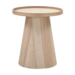 WOOOD Bijzettafels|Maud Bijzettafel Conisch rond MDF Naturel 45cm