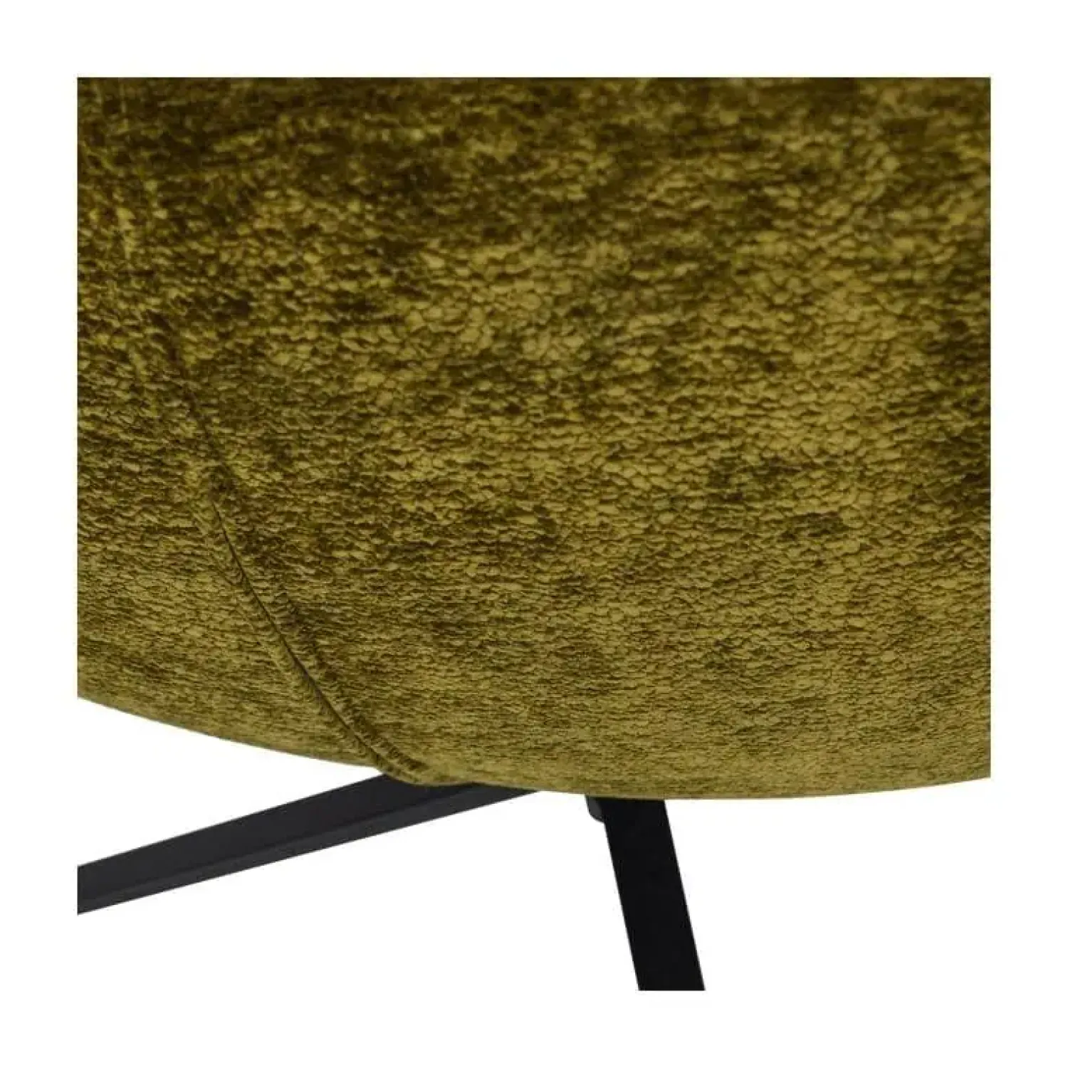 WOOOD Fauteuils|Maudi Draaifauteuil Chenille Groen