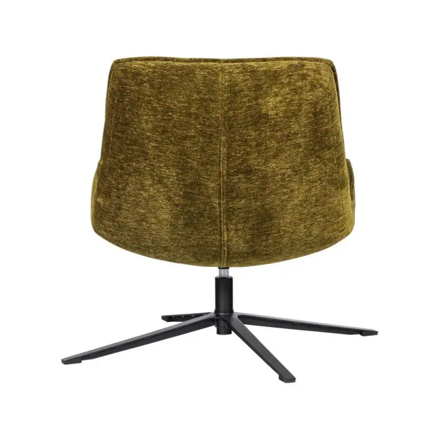 WOOOD Fauteuils|Maudi Draaifauteuil Chenille Groen