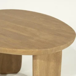 Eleonora Salontafels|Maud Salontafel Naturel mangohout 65cm