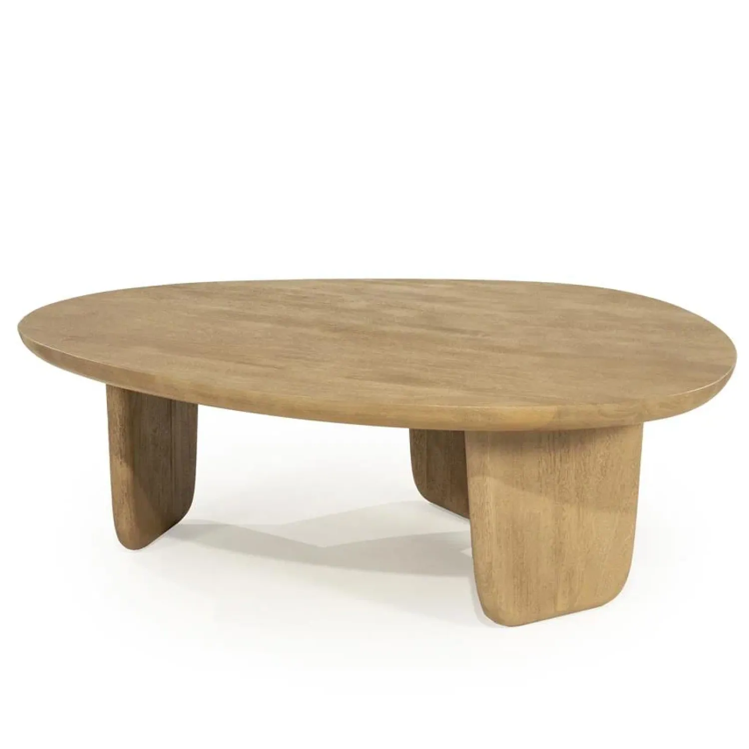 Eleonora Salontafels|Maud Salontafel Naturel mangohout 100cm
