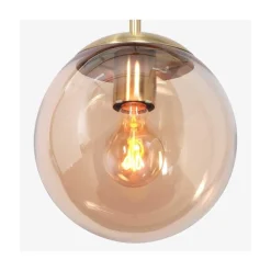Steinmex Hanglampen|Glazen Hanglamp|Maya 1-lichts Hanglamp 30cm Amber