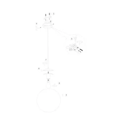 Steinmex Hanglampen|Glazen Hanglamp|Maya 1-lichts Hanglamp 30cm Amber