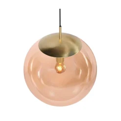 Steinmex Hanglampen|Glazen Hanglamp|Maya 1-lichts Hanglamp 40cm Amber