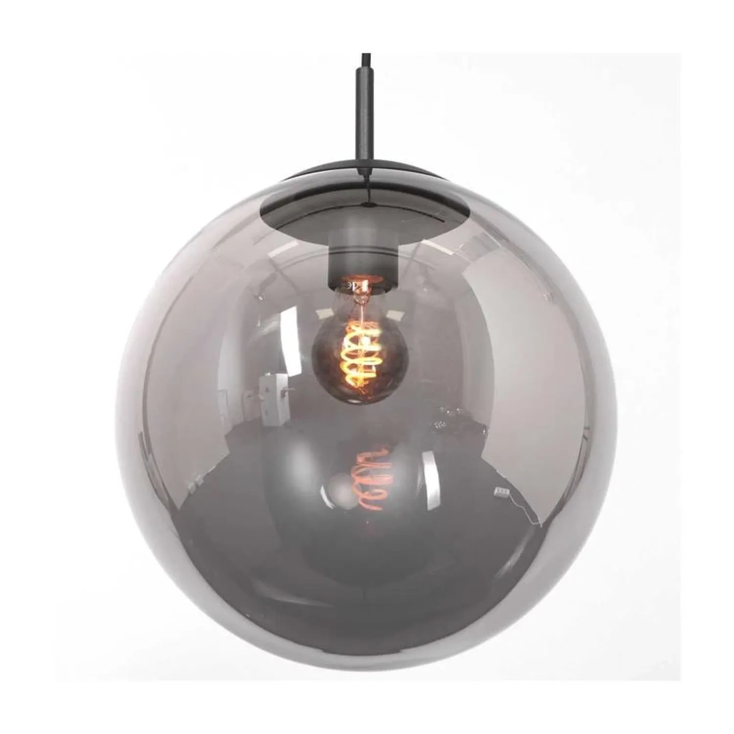 Steinmex Hanglampen|Glazen Hanglamp|Maya 1-lichts Hanglamp 20cm Smoke
