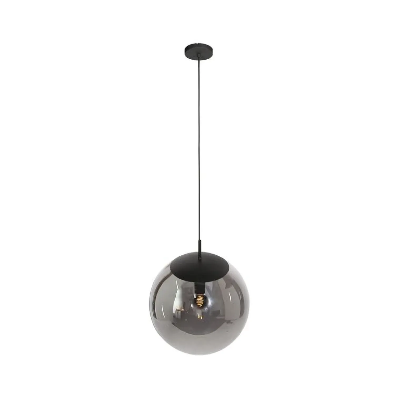 Kalfort Hanglampen|Glazen Hanglamp|Maya 1-lichts Hanglamp 40cm Smoke