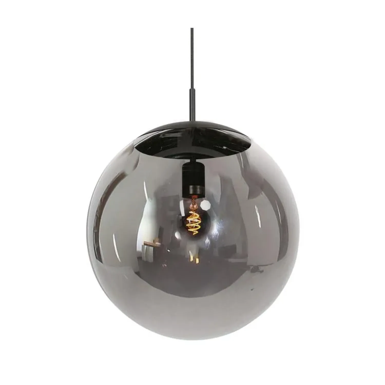 Kalfort Hanglampen|Glazen Hanglamp|Maya 1-lichts Hanglamp 40cm Smoke